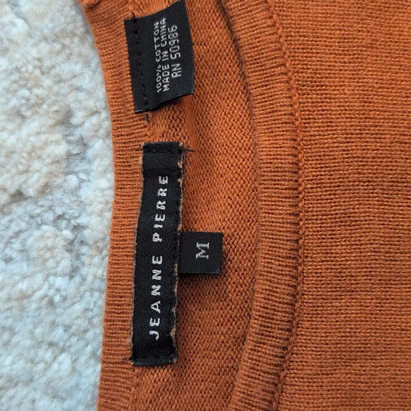 Jeanne Pierre Women's Orange Sweater - Picture 2 of 5